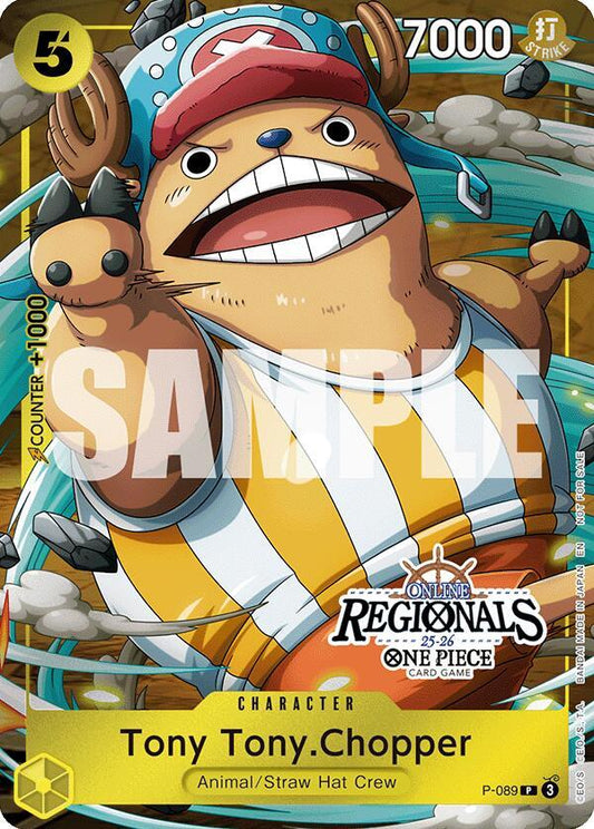 Tony Tony.Chopper (Online Regional Participation Pack 2025 Vol.2) P-089 One Piece Promotion Cards One Piece NM