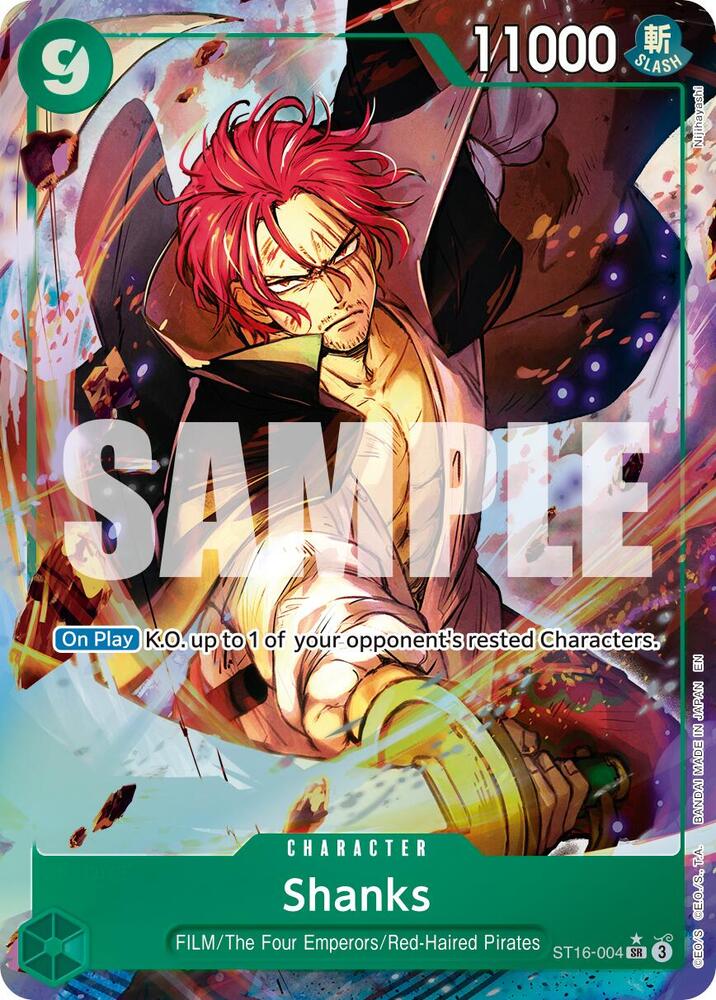 Shanks - ST16-004 (Alternate Art) ST16-004 Premium Booster -The Best- Vol. 2 NM