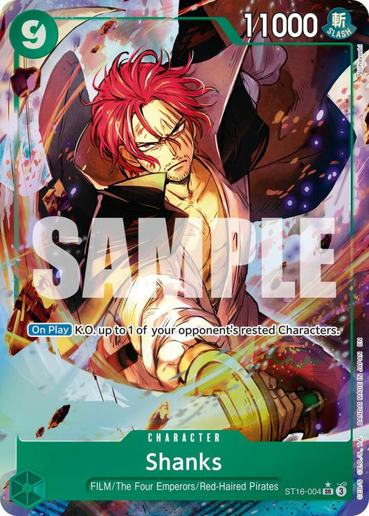 Shanks - ST16-004 (Alternate Art) ST16-004 Premium Booster -The Best- Vol. 2 NM