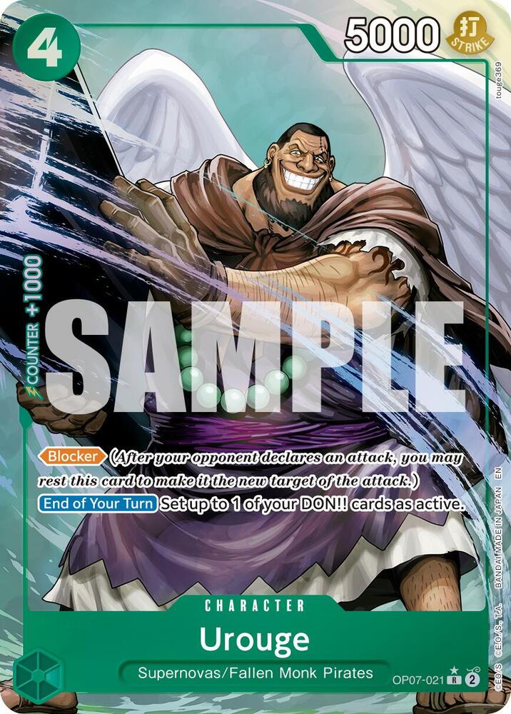 Urouge (Alternate Art) OP07-021 Rare Premium Booster -The Best- Vol. 2 NM