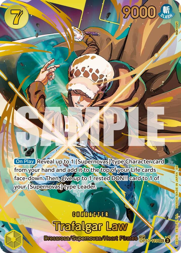 Trafalgar Law - OP10-119 (SP) OP10-119 Premium Booster -The Best- Vol. 2 NM