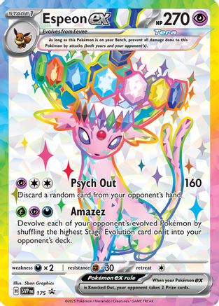 Espeon ex - 175 SVP 175 Holo Promo Scarlet & Violet Promo Pokemon NM