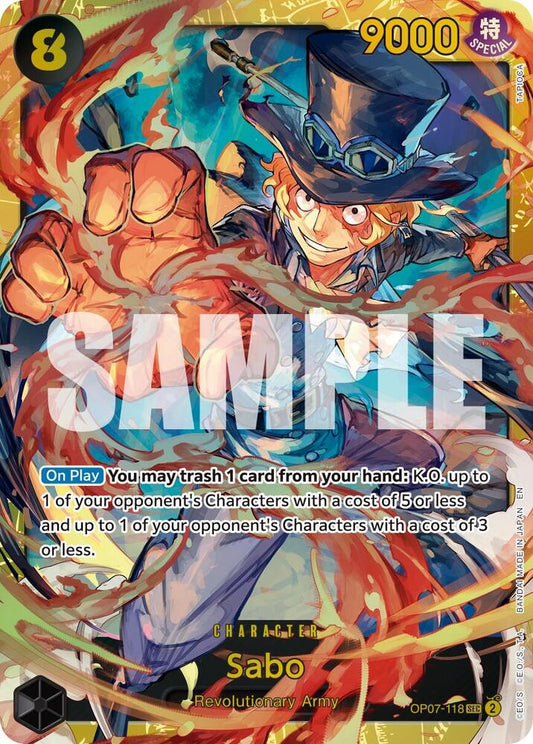 Sabo - OP07-118 (Reprint) OP07-118 Premium Booster -The Best- Vol. 2 NM