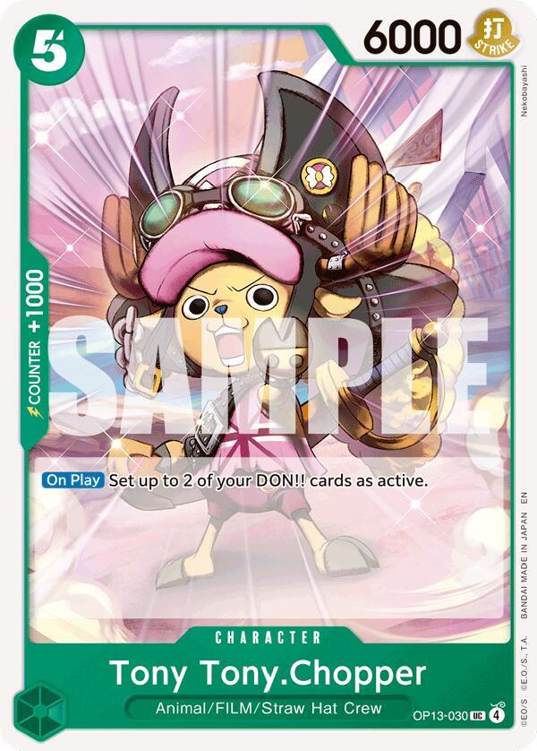 Tony Tony.Chopper OP13-030 Uncommon Carrying On His Will NM