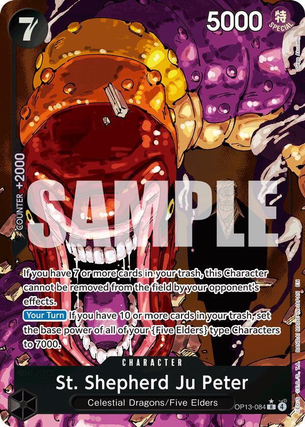 St. Shepherd Ju Peter (Alternate Art) OP13-084 Rare Carrying On His Will NM