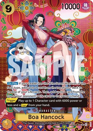 Boa Hancock OP14-112 Super Rare The Azure Sea's Seven One Piece NM