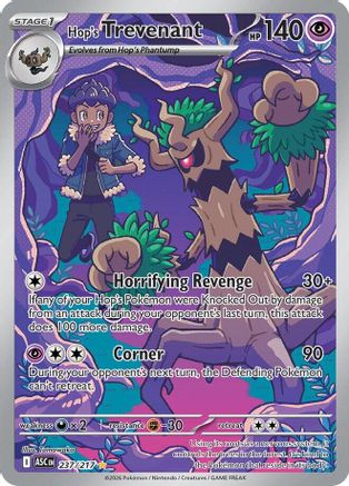 Hop's Trevenant 237/217 Illustration Rare ME: Ascended Heroes Pokemon NM