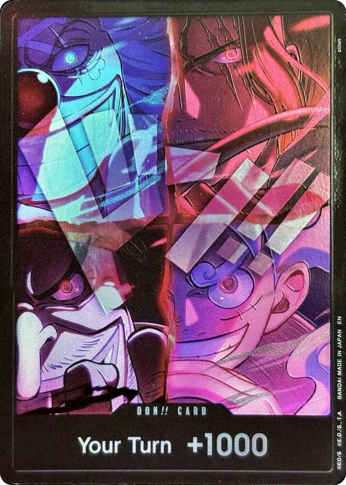 DON!! Card (English Version 2nd Anniversary Set) One Piece Promotion Cards One Piece Foil NM