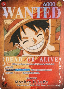 Monkey D Luffy ST01-012 Wanted SP Pillars Of Strength One Piece