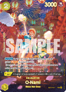 O-Nami OP06-101  SP 500 Years Into The Future One Piece Card