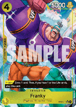 Franky OP07-107 Parallel R 500 Years Into The Future One Piece Card