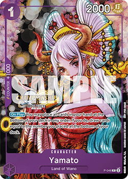 Yamato P-046 Promo Regional Championships Event Pack One Piece Card