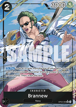 Brannew OP03-089 Parallel R The Best One Piece Card