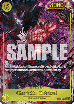 Charlotte Katakuri OP03-123 Parallel SEC The Best One Piece Card