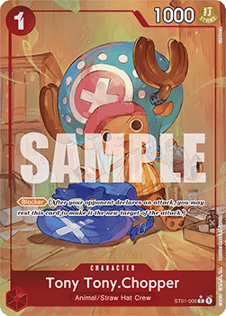 Tony Tony Chopper ST01-006 Parallel C The Best One Piece Card