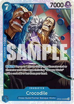 Crocodile OP09-046 SR Emperors In The New World One Piece Card