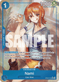 Nami OP09-050 Parallel R Emperors In The New World One Piece Card