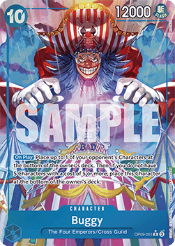 Buggy OP09-051 Parallel R Emperors In The New World One Piece Card