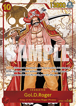 Gol D Roger OP09-118 Parallel SEC Emperors In The New World One Piece Card