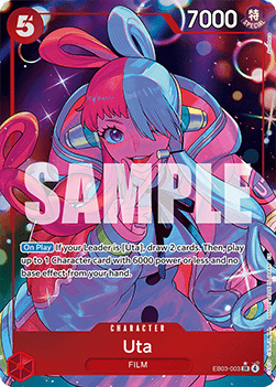 Uta EB03-003 (Alternate Art) SR Heroines Edition One Piece NM - Grand Line Collectibles