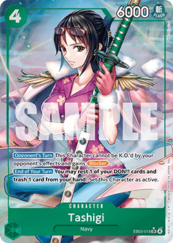 Tashigi EB03-018 (Alternate Art) SR Heroines Edition One Piece NM - Grand Line Collectibles
