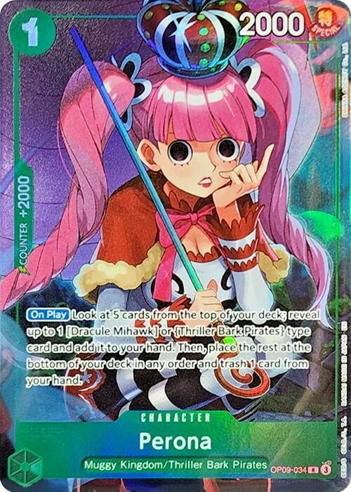 Perona (Illustration Box Vol.4) OP09-034 One Piece Promotion Cards One Piece Foil NM