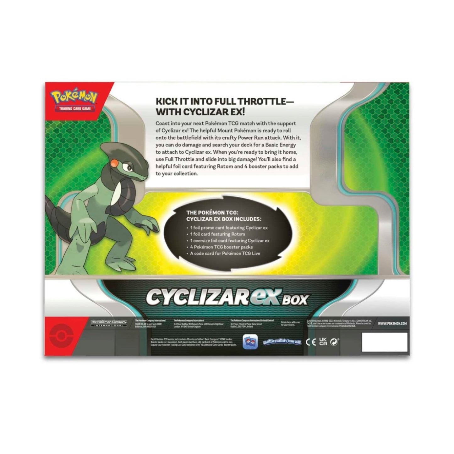 Pokemon Cyclizar ex Box