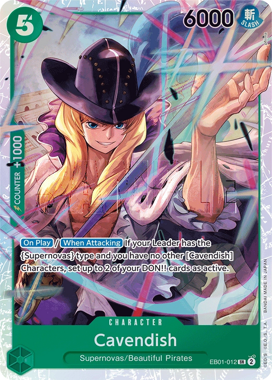 Cavendish EB01-012 SR Memorial Collection One Piece Card