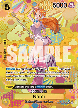 Nami OP08-106 SP Emperors In The New World One Piece Card