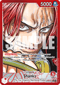 Shanks OP09-001 Parallel L Emperors In The New World One Piece Card