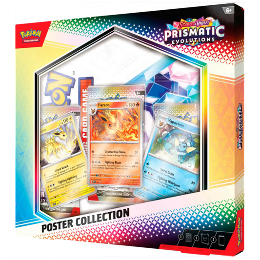 *PRE ORDER* Pokemon Scarlet & Violet 8.5 Prismatic Evolutions Poster Collection