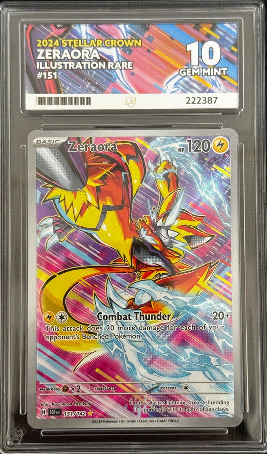 Zeraora 151/142 Illustration Rare Stellar Crown ACE 10