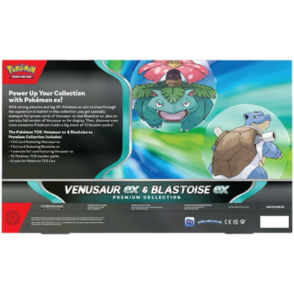 Pokemon Venusaur & Blastoise ex Premium Collection - Grand Line Collectibles