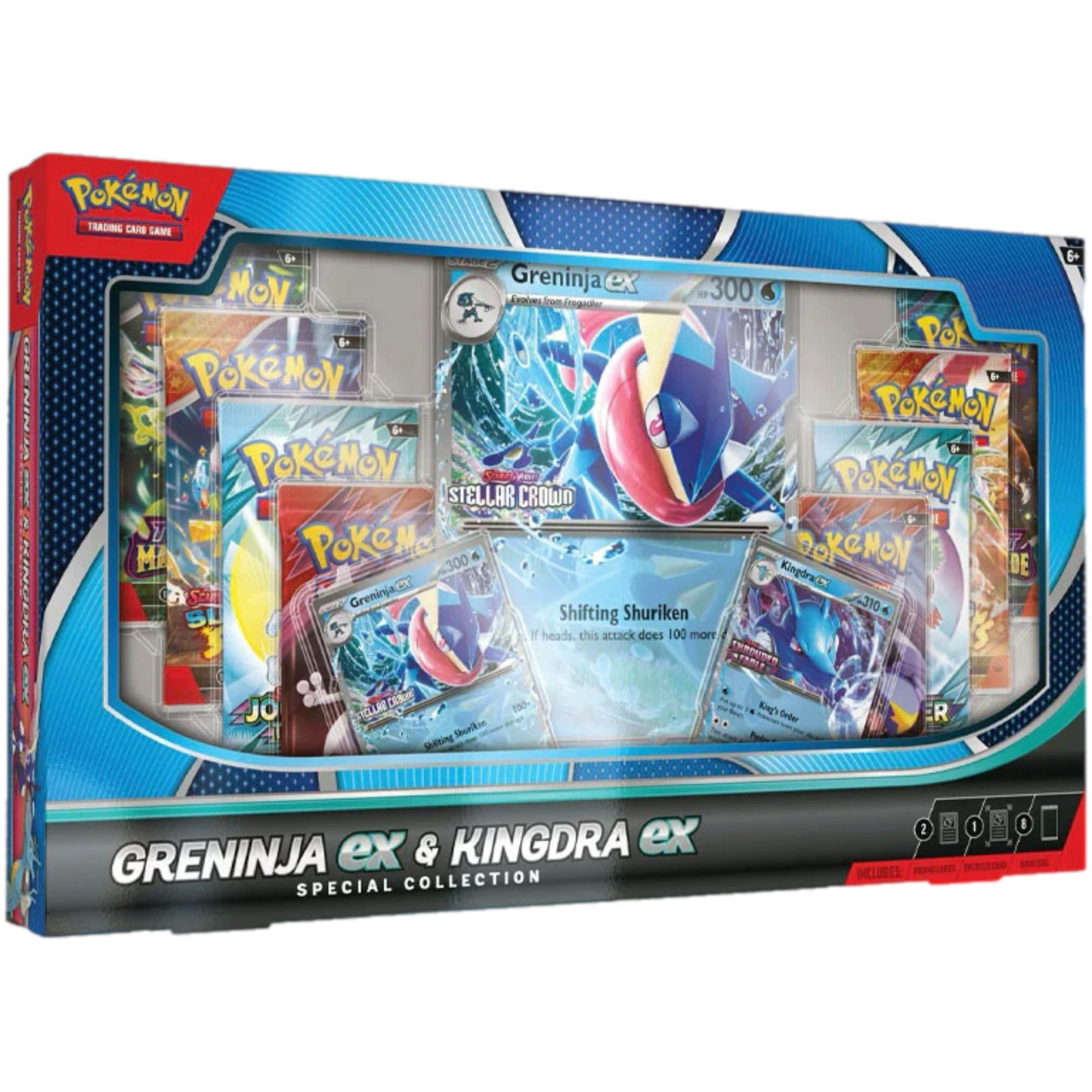 Pokemon Greninja ex & Kingdra ex Special Collection - Grand Line Collectibles