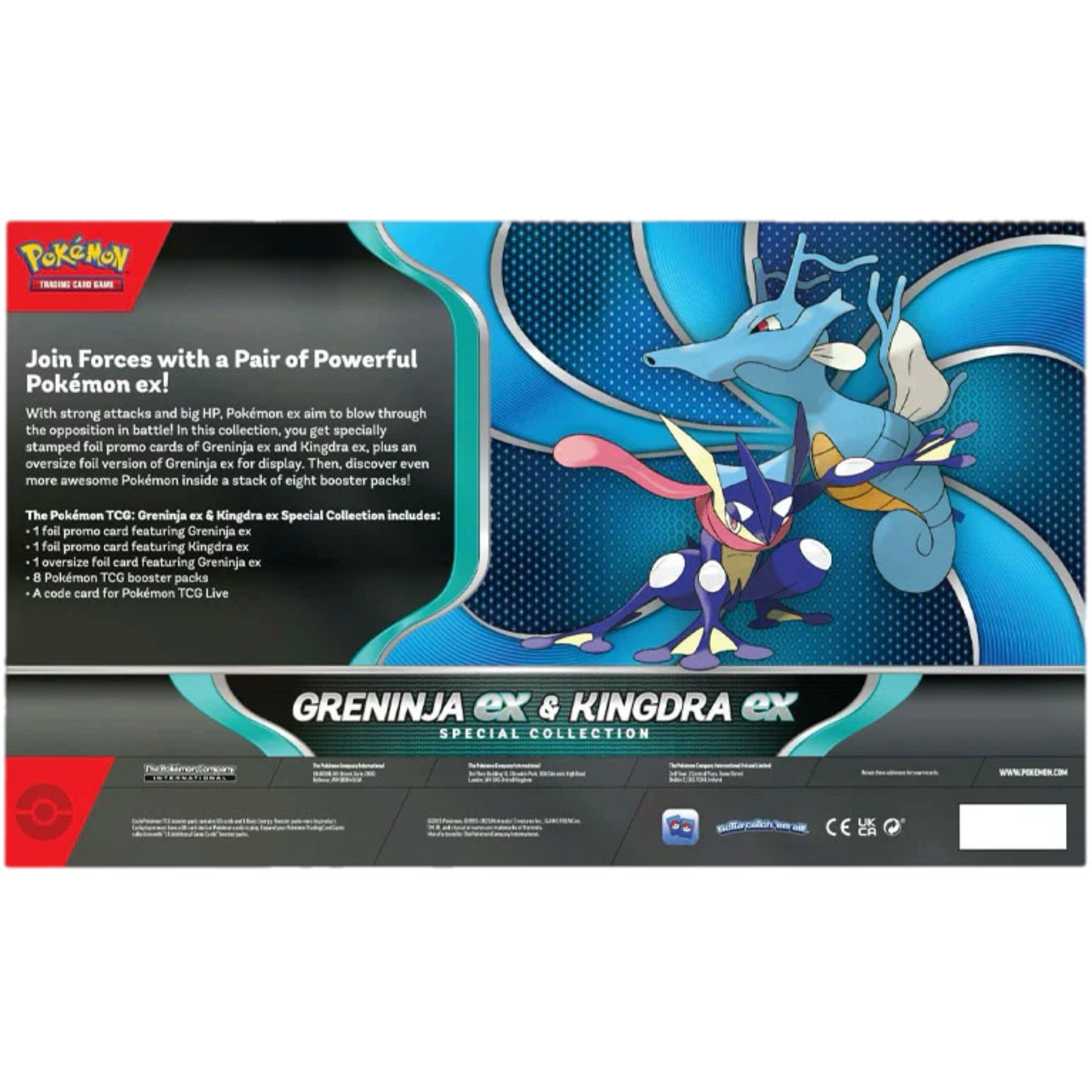 Pokemon Greninja ex & Kingdra ex Special Collection - Grand Line Collectibles