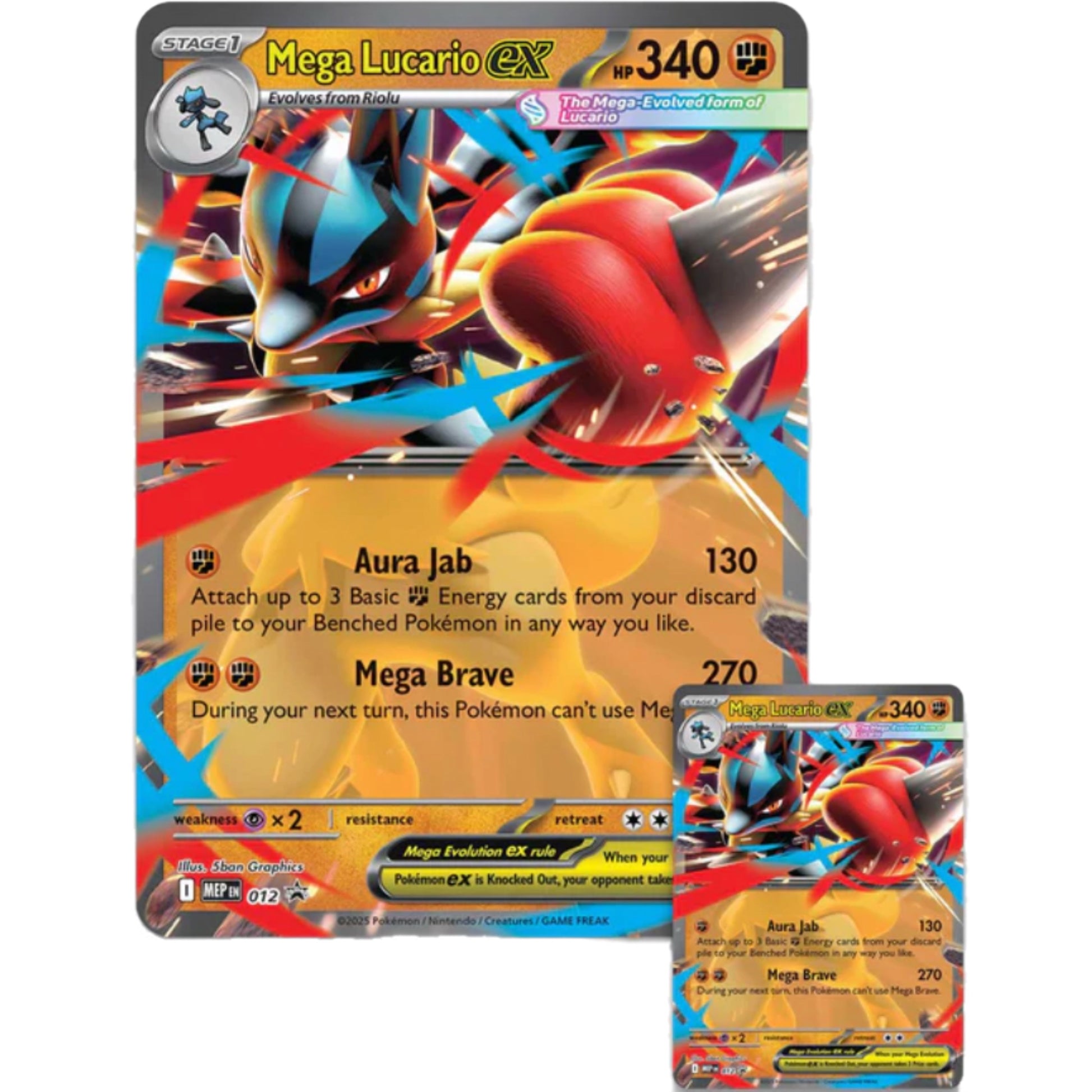 Pokemon Mega Lucario ex Figure Collection - Grand Line Collectibles