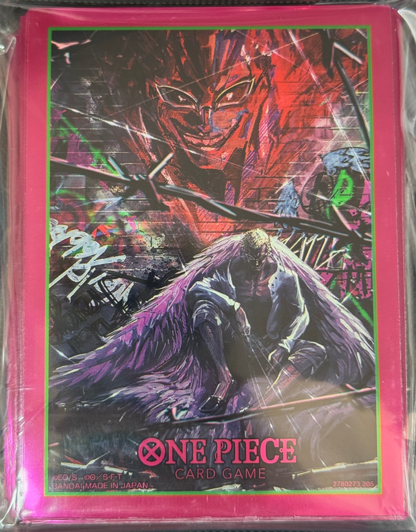 One Piece Card Game Official Sleeve Bandai TCG+ Stores Limited Edition Vol.4 - Doflamingo - Grand Line Collectibles
