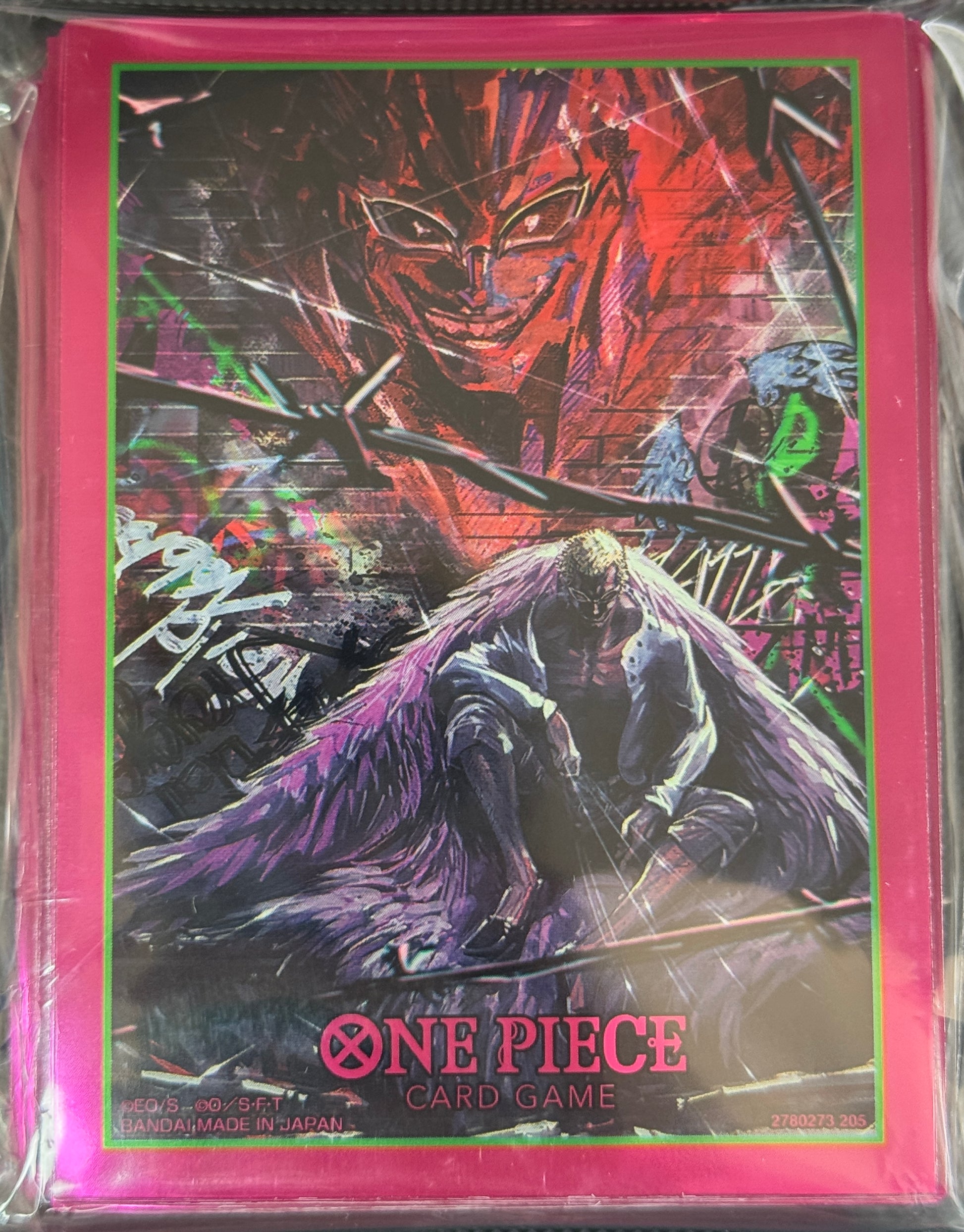 One Piece Card Game Official Sleeve Bandai TCG+ Stores Limited Edition Vol.4 - Doflamingo - Grand Line Collectibles