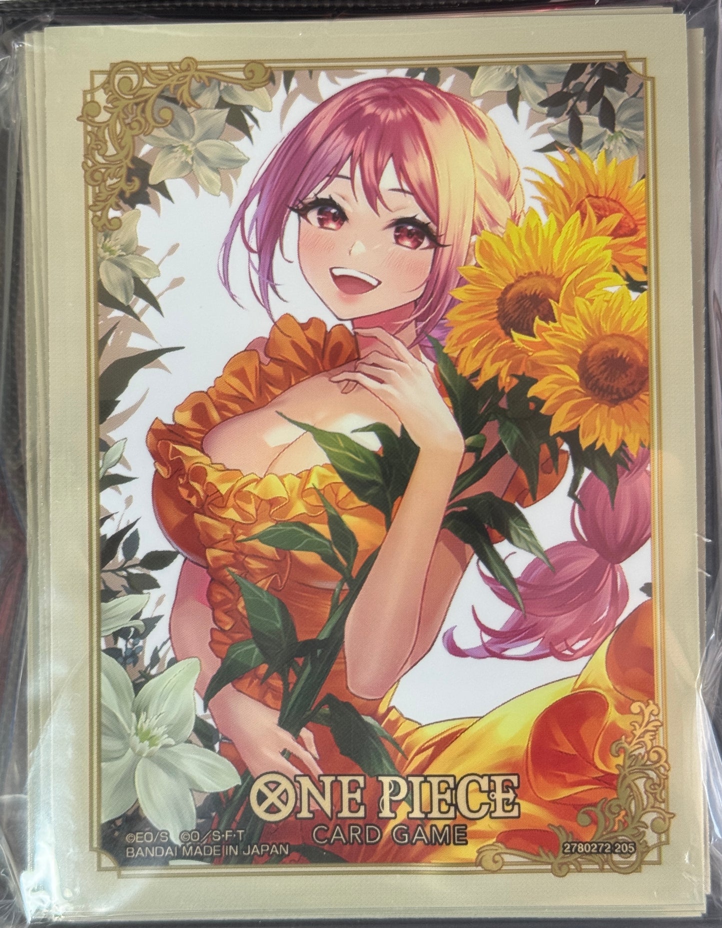 One Piece Card Game Official Sleeve Bandai TCG+ Stores Limited Edition Vol.4 - Rebecca - Grand Line Collectibles
