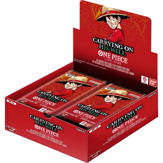 One Piece OP-13 Carrying On His Will Booster Box *PRE ORDERS FOR WAVE 2 & ADDITIONAL BOX QUANTITY CLOSER TO RELEASE, EMAIL COMMUNICATION TO FOLLOW* - Grand Line Collectibles