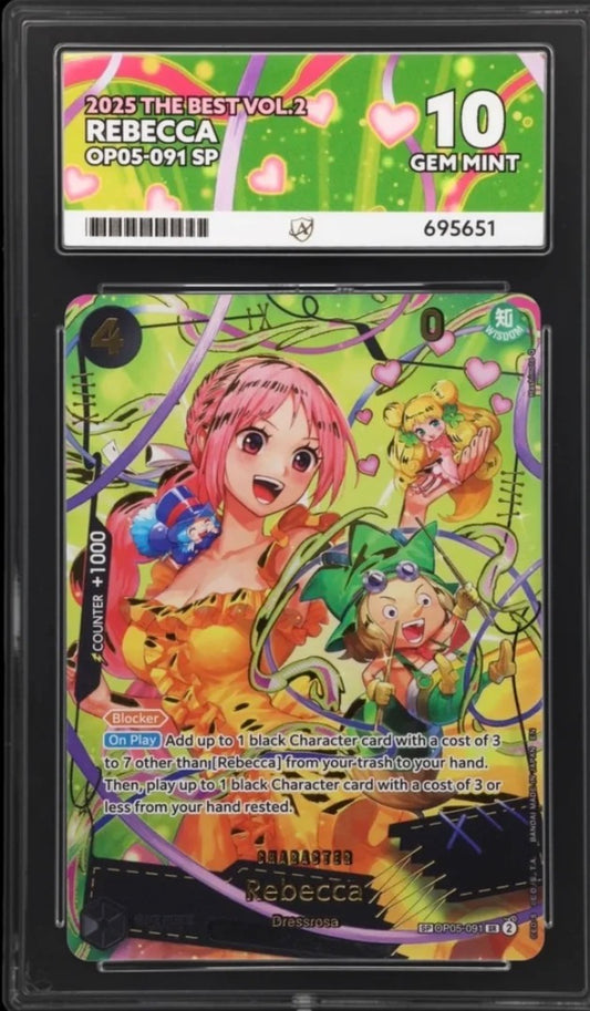 Rebecca The Best Vol.2 OP05-091 SP One Piece Card ACE 10
