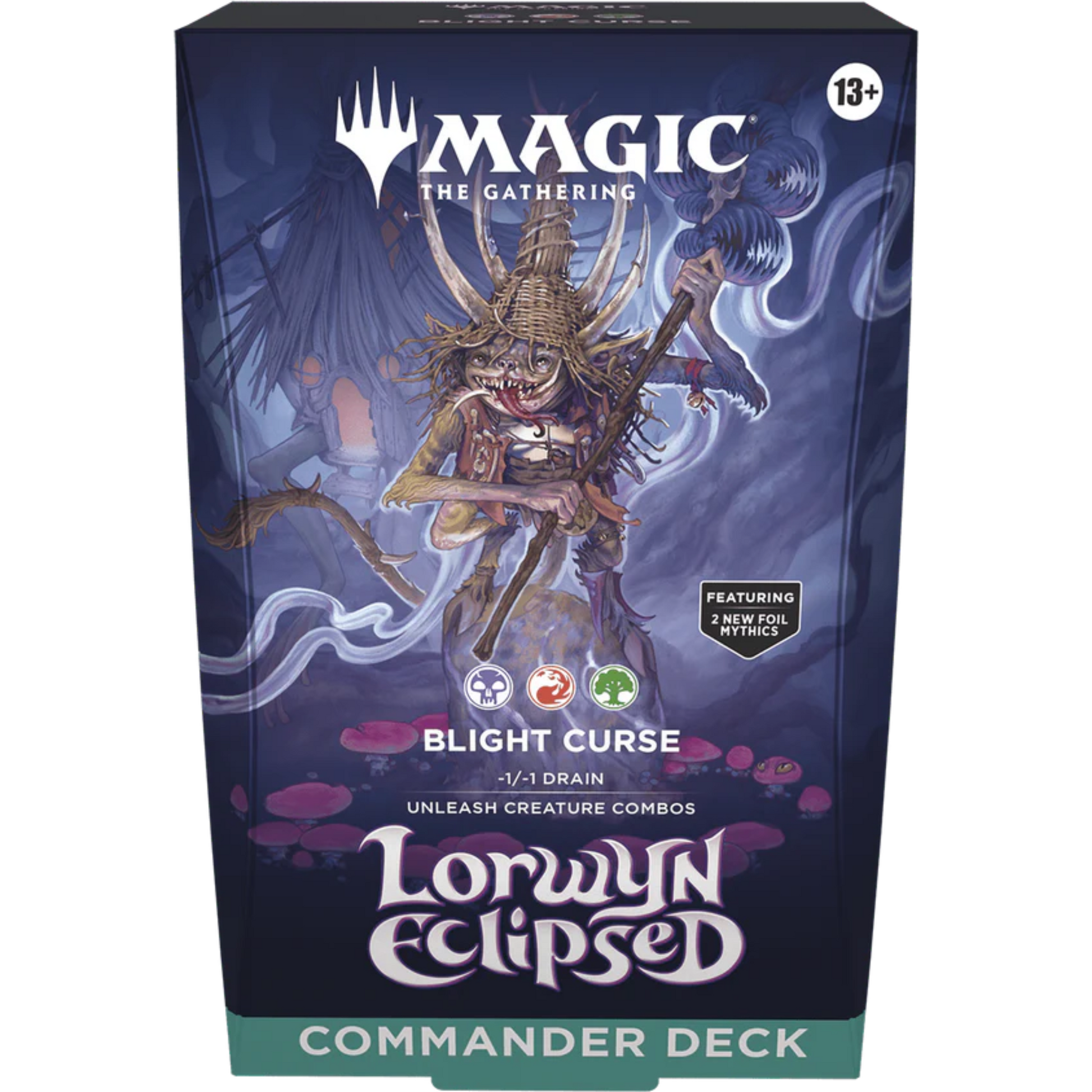 *PRE ORDER NOTIFICATION SIGN UP* Magic: The Gathering: Lorwyn Eclipsed Commander Deck - Blight Curse - Grand Line Collectibles