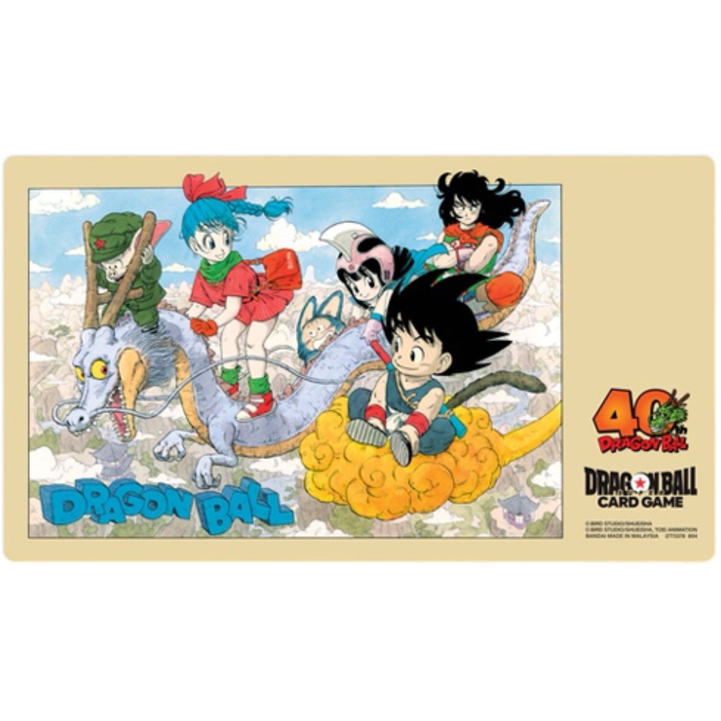 Dragon Ball Super Fusion World Official Playmat 40th Anniversary version - Grand Line Collectibles