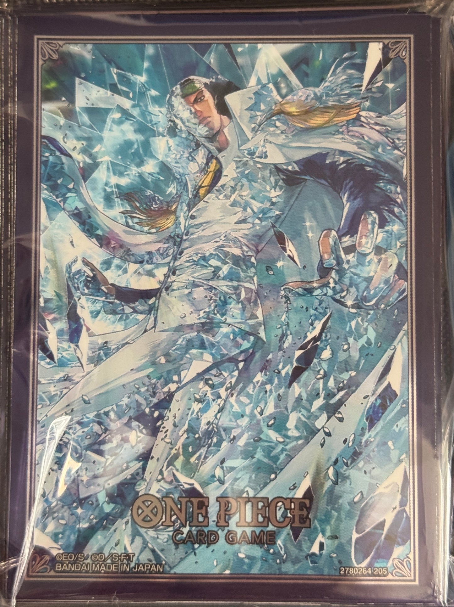 One Piece Card Game Official Sleeve Bandai  Vol.11 - Kuzan - Grand Line Collectibles