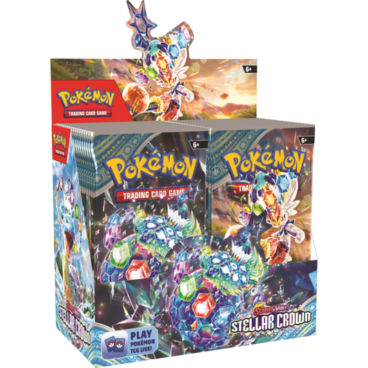 Pokemon Scarlet & Violet Stellar Crown Booster Box - Grand Line Collectibles