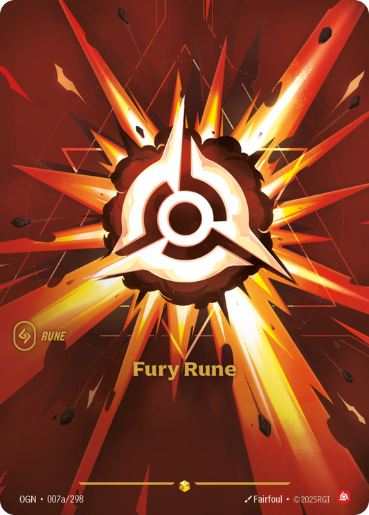 Fury Rune OGN-007A Overnumbered Origin NM