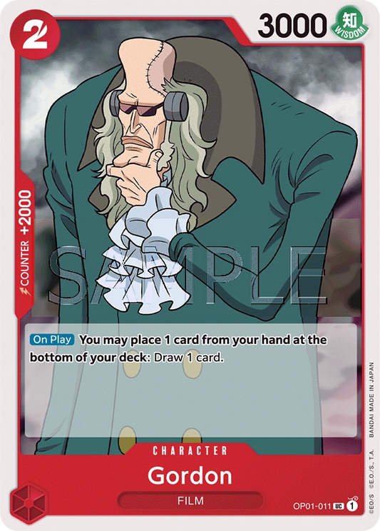 Gordon OP01-011 UC Romance Dawn One Piece Card