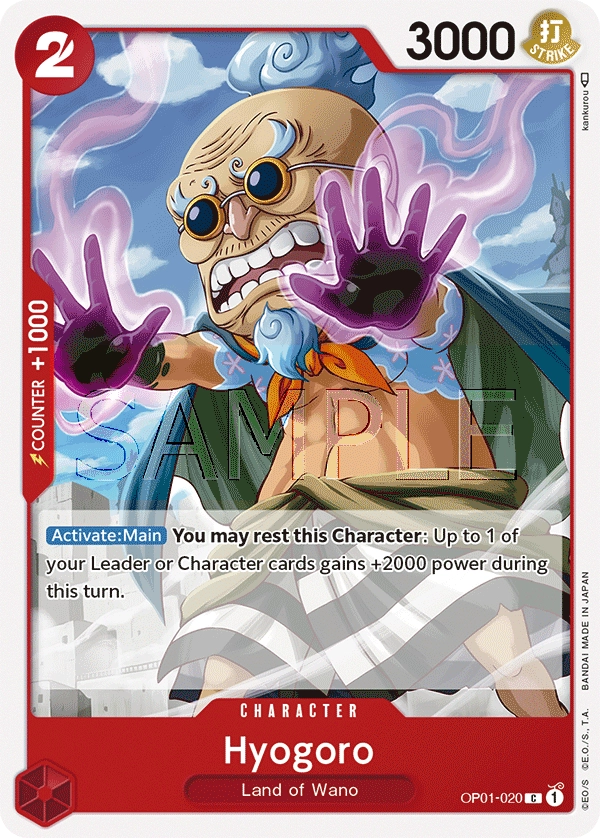 Hyogoro OP01-020 C Romance Dawn One Piece Card