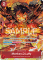 Monkey D Luffy OP01-024 Parallel SR Romance Dawn One Piece Card