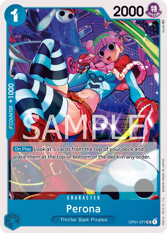 Perona OP01-077 UC Romance Dawn One Piece Card